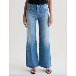 NEW AG JEANS saige wide leg jeans in bisou